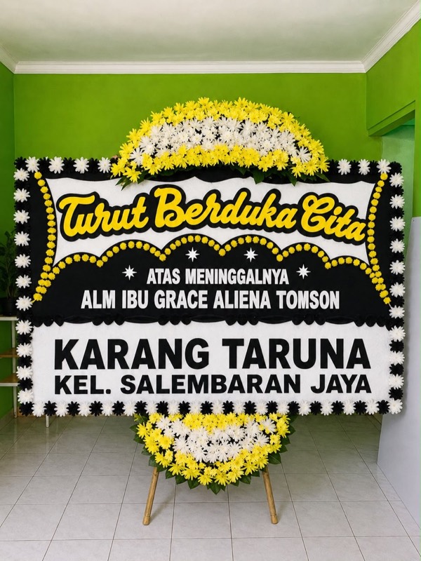 Karangan Bunga Duka Cita PIK 2